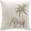 Image de Coussin Déco Imprimé Willo 45x45cm Naturel