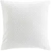 Image de Coussin Déco en Velours Relief Java 45x45cm Blanc
