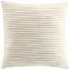 Image de Coussin Déco en Velours Côtelé Nils 45x45cm Naturel