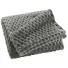 Image de Plaid Flanelle en Relief Mini Frosty 125x150cm Gris
