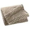 Image de Plaid Flanelle en Relief Mini Frosty 125x150cm Taupe