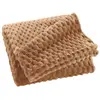 Image de Plaid Flanelle en Relief Mini Frosty 125x150cm Camel
