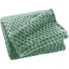 Image de Plaid Flanelle en Relief Mini Frosty 125x150cm Sauge