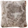 Image de Coussin Imitation Fourrure Antartic 45x45cm Choco