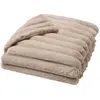 Image de Plaid Imitation Fourrure Boudoir 125x150cm Sable