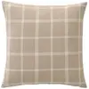 Image de Coussin Déco à Carreaux Everest 45x45cm Sable