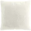 Image de Coussin Déco en Flanelle Flanela 45x45cm Naturel