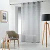 Image de Rideau Voilage à  illets Carlin 140x240cm Gris