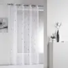 Image de Rideau Voilage Chenilla 140x260cm Gris