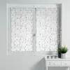 Image de Paire de Voilages Petite Fleur 60x90cm Blanc & Gris