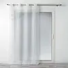 Image de Rideau Voilage à  illets Krom 140x240cm Blanc