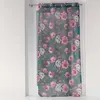 Image de Rideau Voilage à  illets Flower Life 140x240cm Pétrole