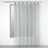 Image de Rideau Voilage à Anneaux Linka 140x240cm Gris
