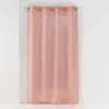 Image de Rideau Voilage à  illets Sandra 140x180cm Rose