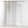 Image de Rideau Voilage à  illets Fantaisie Louise 140x240cm Beige