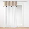 Image de Rideau Voilage à  illets Oricia 140x240cm Beige