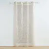 Image de Rideau Voilage à  illets Karla 140x240cm Taupe