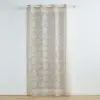 Image de Rideau Voilage à  illets Levita 140x240cm Taupe