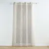 Image de Rideau Voilage à  illets Brodés Galactee 140x240cm Taupe