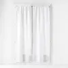 Image de Paire de Voilage Passe-Tringle Haltona 70x200cm Blanc