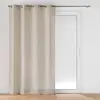 Image de Rideau Voilage à  illets Cloris 140x240cm Taupe