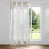 Image de Rideau Voilage à  illets Marius 140x240cm Beige