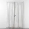 Image de Paire de Voilages Passe-Tringle Filiane 70x240cm Blanc