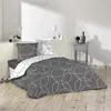 Image de Parure de Lit 3 Pièces Elton 240x220cm Gris