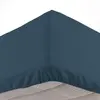 Image de Drap Housse Lina 140x190cm Bleu Nuit