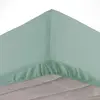 Image de Drap Housse en Coton Biolina 140x190cm Sauge