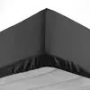 Image de Drap Housse Lina 180x200cm Noir