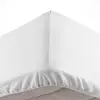 Image de Drap Housse Uni Linella 160x200cm Blanc