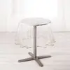 Image de Nappe Ronde Cristal Garden 180cm Transparent & Taupe