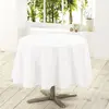 Image de Nappe Ronde Antitache Essentiel 180cm Blanc