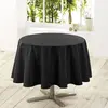 Image de Nappe Ronde Antitache Essentiel 180cm Noir