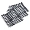 Image de Lot de 3 Serviettes de Table Traditio 45x45cm Noir