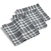 Image de Lot de 3 Serviettes de Table Traditio 45x45cm Anthracite