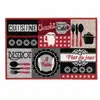 Image de Paris prix Digital Menu - 50x80 cm - Rouge
