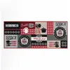 Image de Tapis de Cuisine Digital Menu 50x120cm Rouge