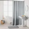Image de Paris Prix Rideau de douche uni Essencia 180x200cm Gris