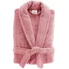 Image de Peignoir Col Châle en Coton Tendresse Bois de Rose