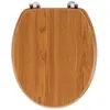 Image de Abattant WC Effet Bois Strata 46cm Naturel