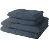Image de Today Parure de serviettes XXL coton - Bleu, multicolore, bleu jean