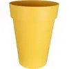 Image de Bac a fleurs RIVIERA SOLEILLA HAUT - Plastique - Hauteur 66 cm - Jaune