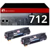 Image de Canon 712 Toner compatible - Noir - Pack de 2