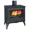 Image de Poêle à bois fonte 8kw anthracite - 388151ANTH - Cube 2 - GODIN