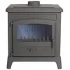 Image de Poêle à bois 9kw anthracite gris - 389154ANTHRACITE - Fonteval 2 - GODIN