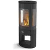 Image de Poêle à bois fonte 7.2kw noir mat - 411234NOIRMAT - Rosnay 2 - GODIN