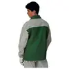 Image de VES41140 Veste de soudeur TXL cuir croûte de croupon vert/gris