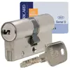 Image de Bricard Cylindre de serrure double entrée - Nickelé